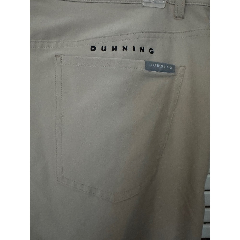 Dunning Mens Golf Pants‎ Size 32/32 Beige Stretch Athletic Performance - Picture 4 of 8